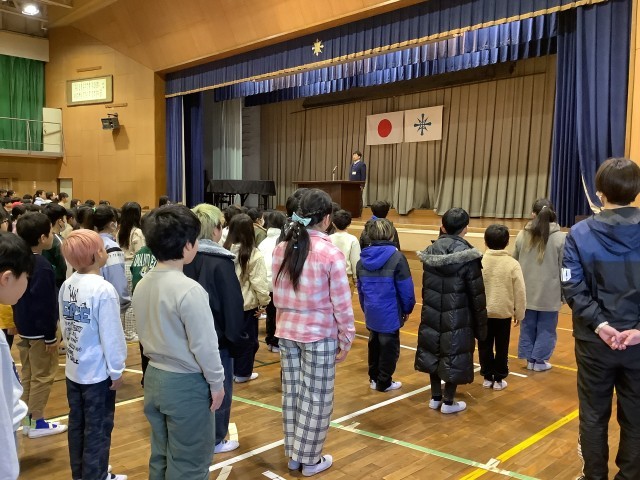 週のはじめのあいさつ