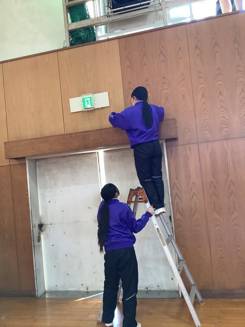 2月１２日　愛校作業