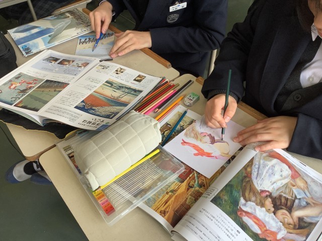 2月１６日　美術授業